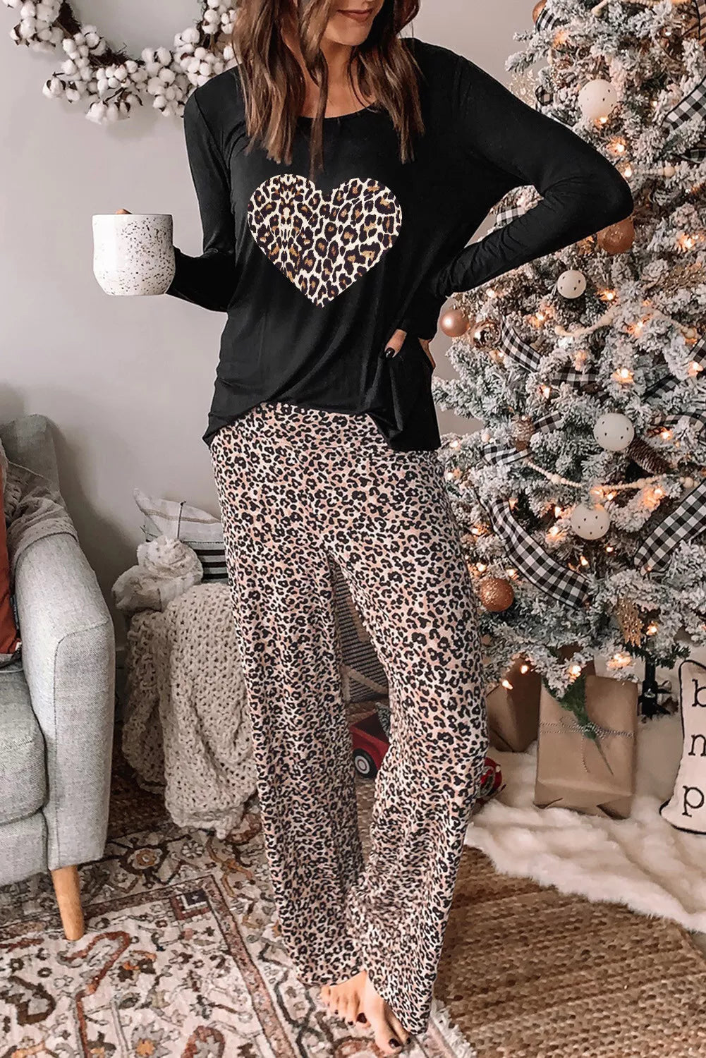 Leopard Print Lounge Set